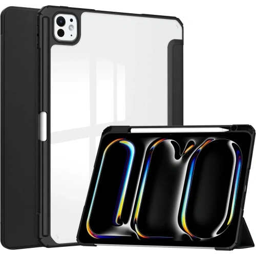 Etui Bizon Case Tab Clear Matt do iPad Pro 13" 7 gen. 2024 czarne