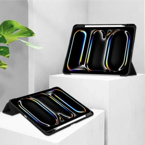 Etui Bizon Case Tab Clear Matt do iPad Pro 13" 7 gen. 2024 czarne