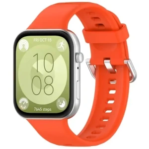 Hurtownia GSM - Bizon Strap Óra Szilikon Pro Huawei Watch Fit 3 narancssárga - BIZ5771 - {ean13} - Hurt