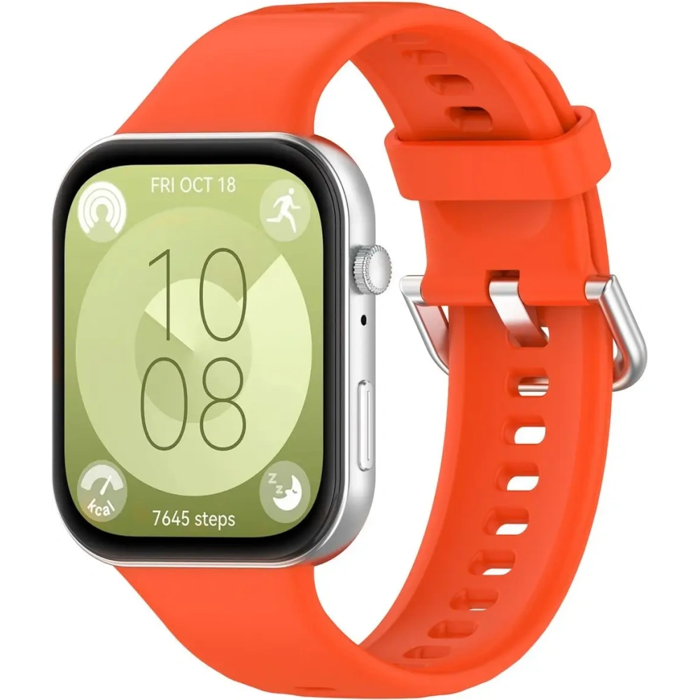 Wholesale Bizon Strap Watch Silicone Pro Huawei Watch Fit 3 orange - BIZ5771 - {ean13} - Hurt