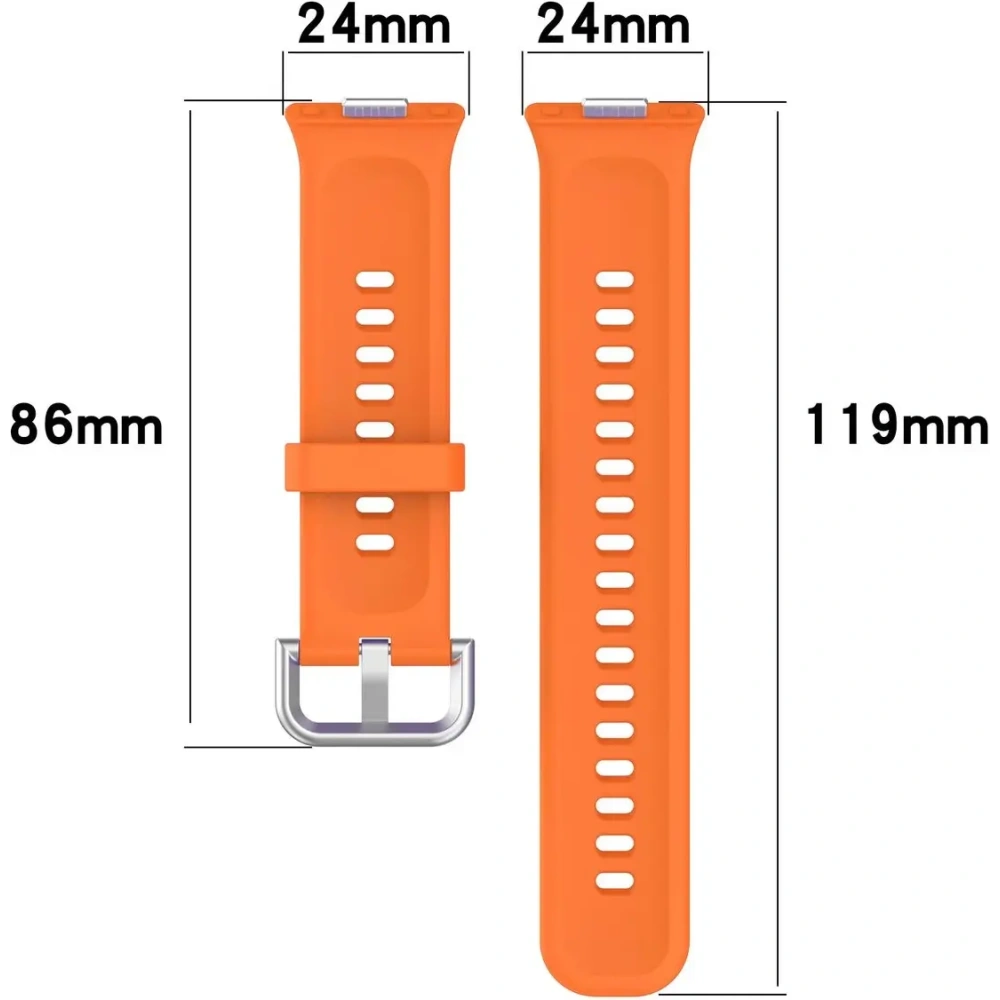 Wholesale Bizon Strap Watch Silicone Pro Huawei Watch Fit 3 orange - BIZ5771 - {ean13} - Hurt
