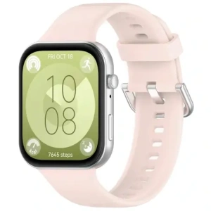 Wholesale Bizon Strap Watch Silicone Pro Huawei Watch Fit 3 light rose - BIZ5312 - {ean13} - Hurt