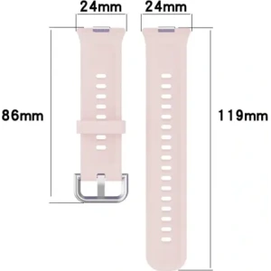 Hurtownia GSM - Pasek Bizon Strap Watch Silicone Pro do Huawei Watch Fit 3 jasnoróżowy - BIZ5312 - {ean13} - Hurt
