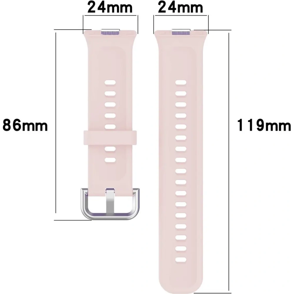 Wholesale Bizon Strap Watch Silicone Pro Huawei Watch Fit 3 light rose - BIZ5312 - {ean13} - Hurt