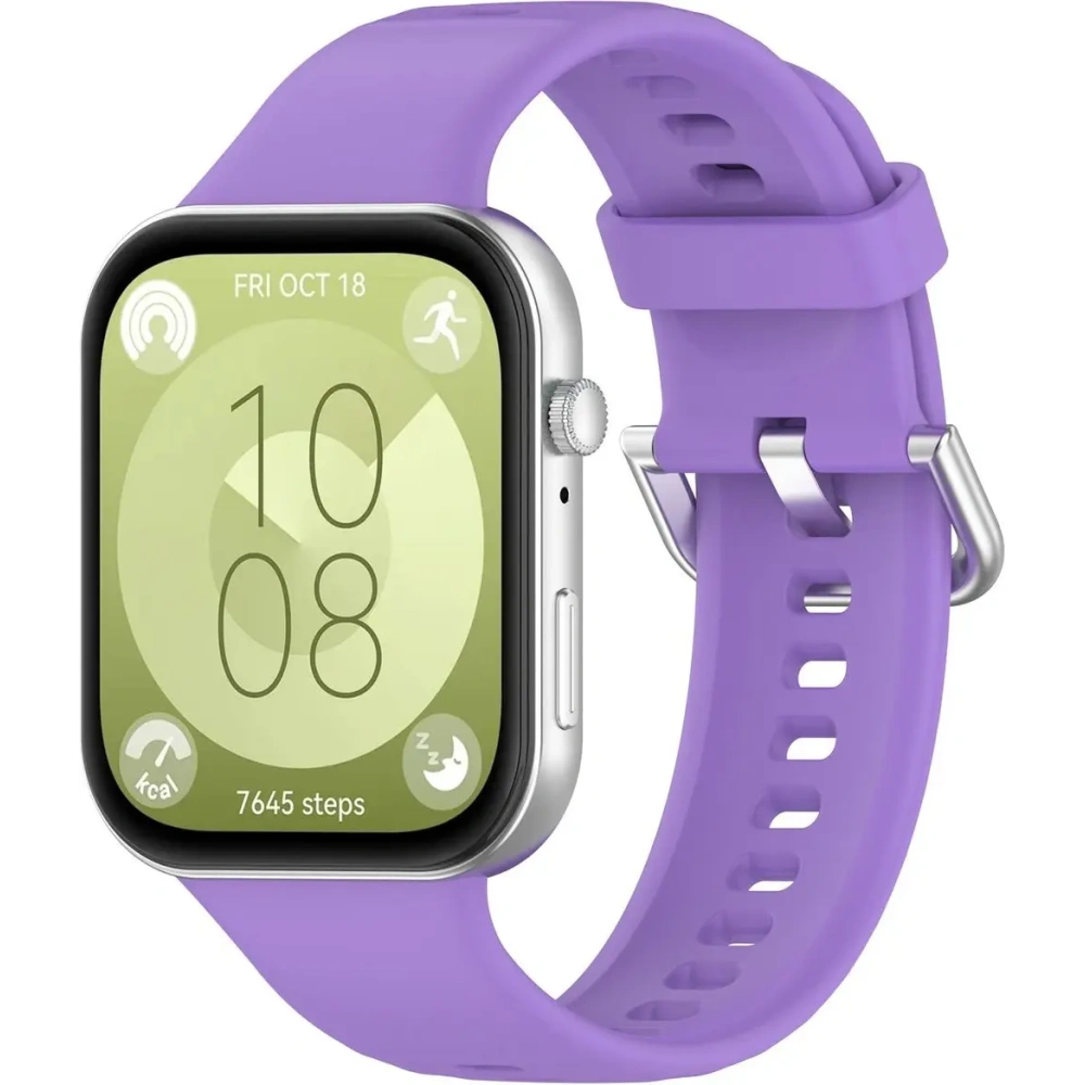 Wholesale Bizon Strap Watch Silicone Pro Huawei Watch Fit 3 purple - BIZ5314 - {ean13} - Hurt