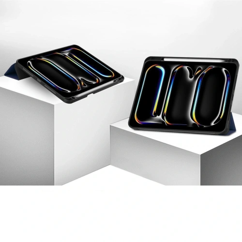 Etui Bizon Case Tab Lizard do iPad Pro 11" 5 gen. 2024 granatowe