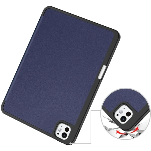 Etui Bizon Case Tab Lizard do iPad Pro 11" 5 gen. 2024 granatowe