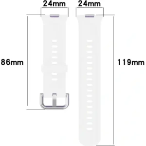Wholesale Bizon Strap Watch Silicone Pro Huawei Watch Fit 3 white - BIZ5778 - {ean13} - Hurt