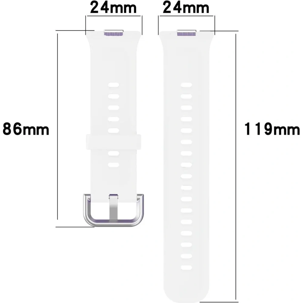 Hurtownia GSM - Bizon Strap Óra Szilikon Pro Huawei Watch Fit 3 fehér - BIZ5778 - {ean13} - Hurt