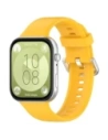 Bizon Strap Óra Szilikon Pro Huawei Watch Fit 3 sárga