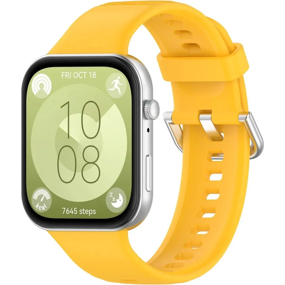 Wholesale Bizon Strap Watch Silicone Pro Huawei Watch Fit 3 yellow - BIZ5779 - {ean13} - Hurt
