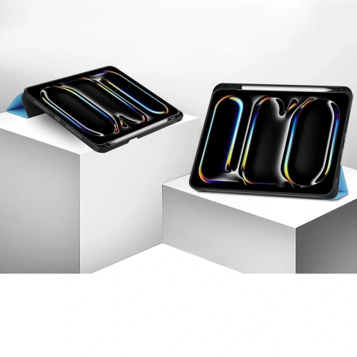 Etui Bizon Case Tab Lizard do iPad Pro 11" 5 gen. 2024 błękitne