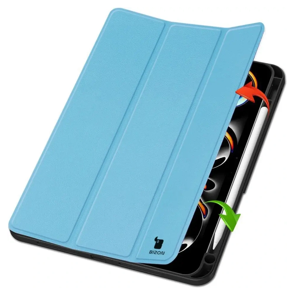 Hurtownia GSM - Etui Bizon Case Tab Lizard do iPad Pro 11" 5 gen. 2024 błękitne - BIZ5780 - {ean13} - Hurt