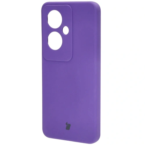 Silikonowe etui Bizon Soft Case do Oppo Reno11 F 5G fioletowe
