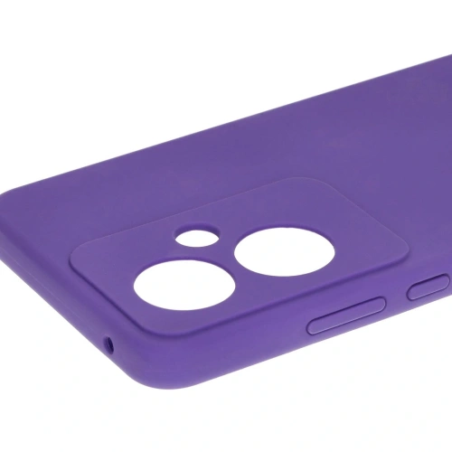 Silikonowe etui Bizon Soft Case do Oppo Reno11 F 5G fioletowe