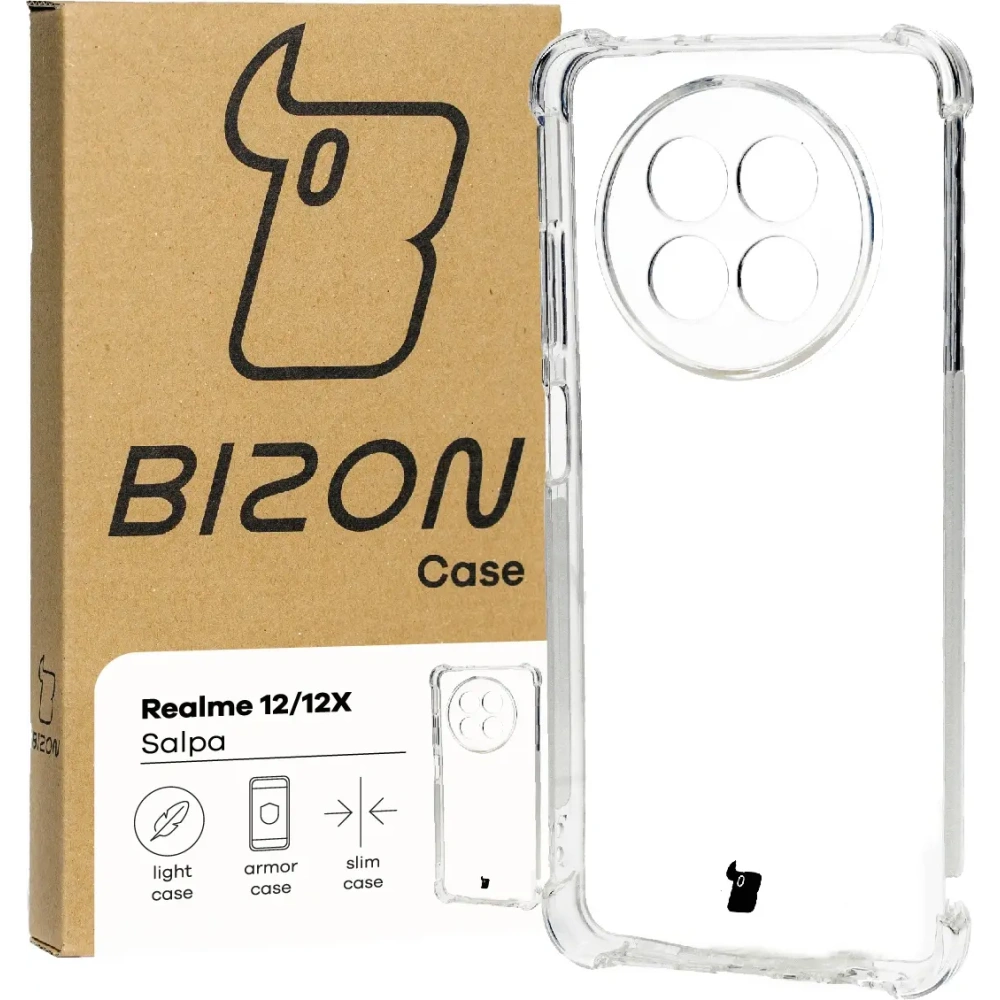 Wholesale Bizon Case Salpa Realme 12/12X clear - BIZ5785 - {ean13} - Hurt