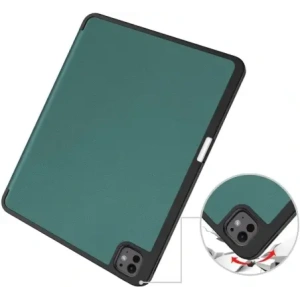 Hurtownia GSM - Bizon Case Tab Lizard Apple iPad Pro 13" 7. generációs 2024 sötétzöld - BIZ5786 - {ean13} - Hurt