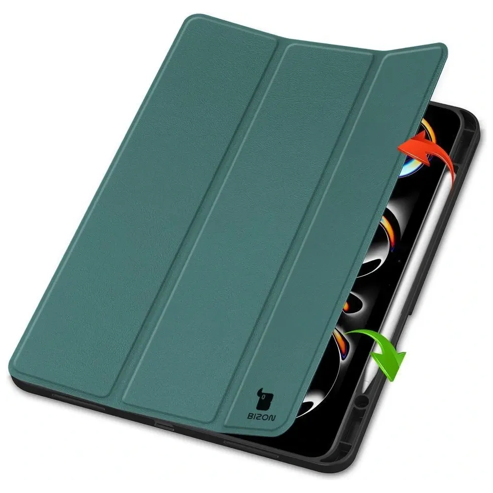 Hurtownia GSM - Bizon Case Tab Lizard Apple iPad Pro 13" 7. Generation 2024 dunkelgrün - BIZ5786 - {ean13} - Hurt
