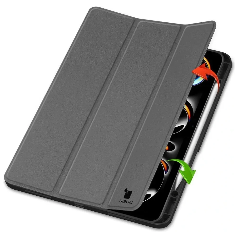 Hurtownia GSM - Bizon Case Tab Lizard Apple iPad Pro 13" 7. Generation 2024 grau - BIZ5358 - {ean13} - Hurt