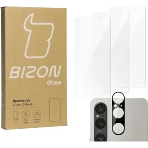 Hurtownia GSM - BIZON Clear 3x képernyő üveg + kamera üveg Sony Xperia 1 VI-hoz - BIZ5362 - {ean13} - Hurt