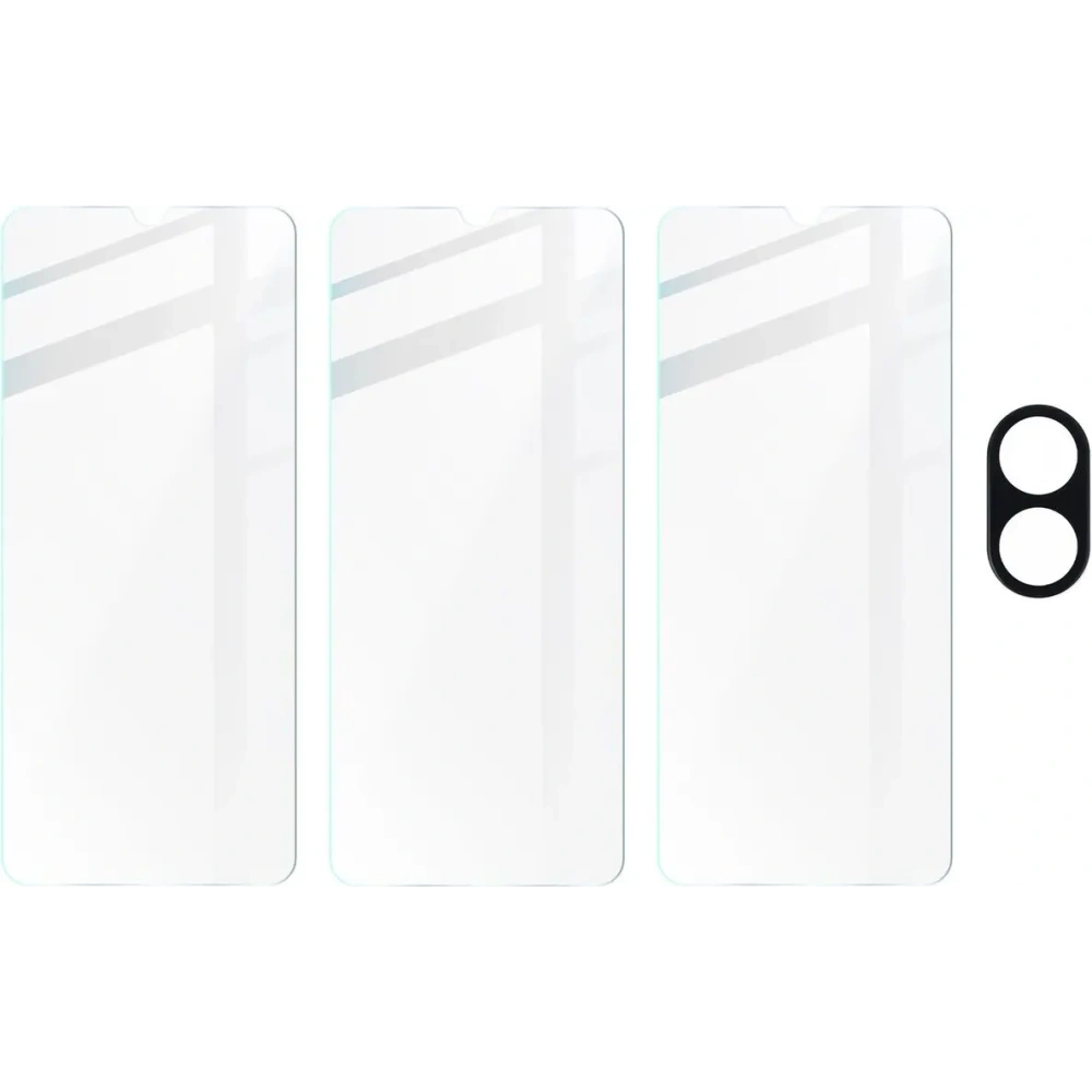 Hurtownia GSM - BIZON Clear 3x sticlă pentru ecran + sticlă pentru cameră Oppo A38 4G - BIZ5364 - {ean13} - Hurt