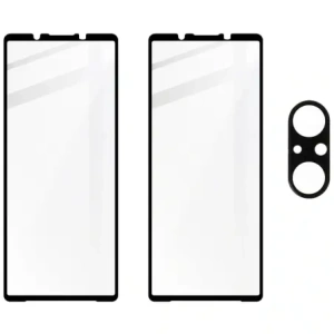 Hurtownia GSM - BIZON Edge 2x sticlă pentru ecran + sticlă pentru cameră Sony Xperia 5 V - BIZ5368 - {ean13} - Hurt