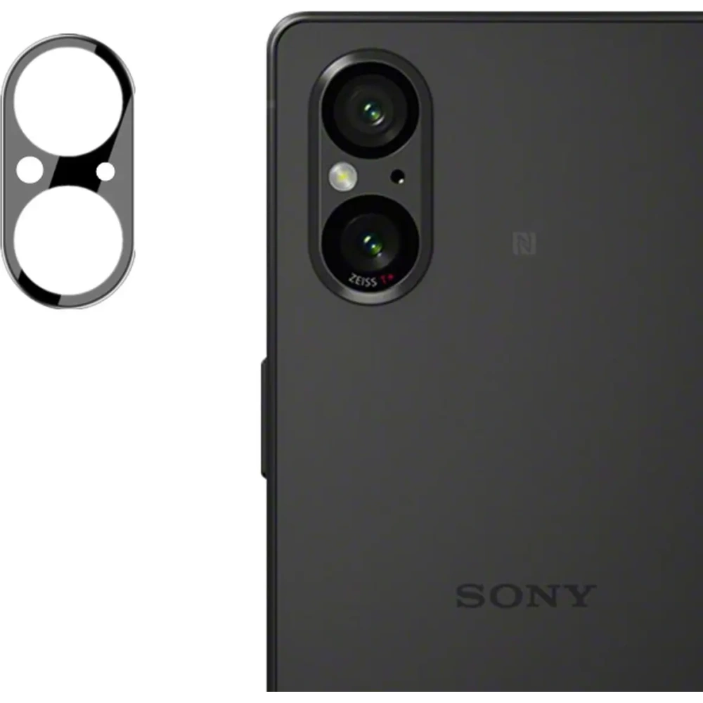Wholesale BIZON Edge 2x screen glass + camera glass Sony Xperia 5 V - BIZ5368 - {ean13} - Hurt