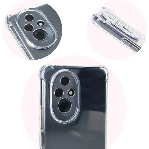 Elastyczne etui Bizon Case Salpa do Honor 200 Pro przezroczyste