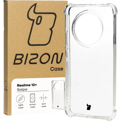 Elastyczne etui Bizon Case Salpa do Realme 12+ przezroczyste