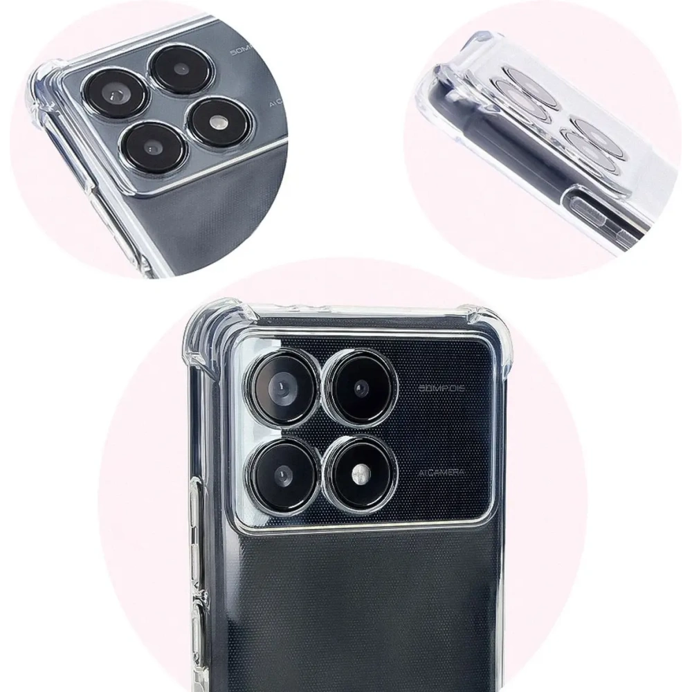 Hurtownia GSM - Elastyczne etui Bizon Case Salpa do Xiaomi Poco F6 Pro przezroczyste - BIZ5797 - {ean13} - Hurt