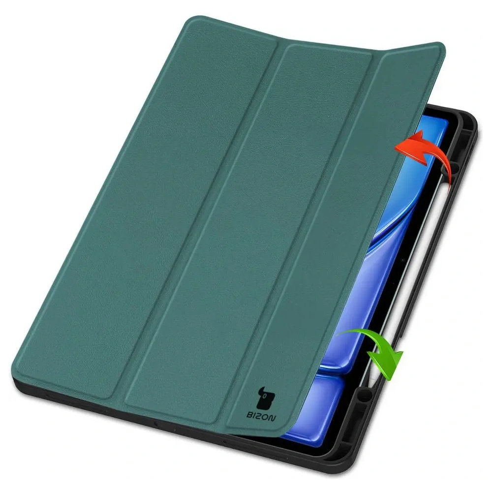Hurtownia GSM - Bizon Case Tab Lizard Apple iPad Air 13" 2024 verde închis - BIZ5798 - {ean13} - Hurt