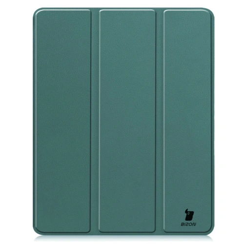 Etui Bizon Case Tab Lizard do iPad Air 13" 2024 ciemnozielone