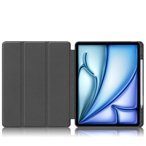 Etui Bizon Case Tab Lizard do iPad Air 13" 2024 ciemnozielone