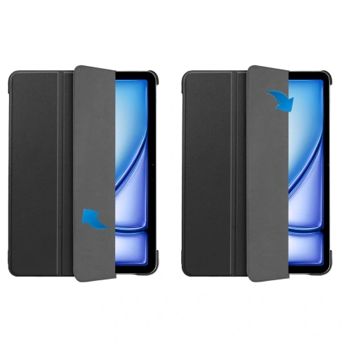 Etui Bizon Case Tab Croc do iPad Air 13" M2 2024 czarne