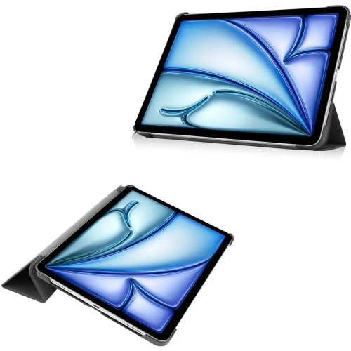 Etui Bizon Case Tab Croc do iPad Air 13" M2 2024 czarne