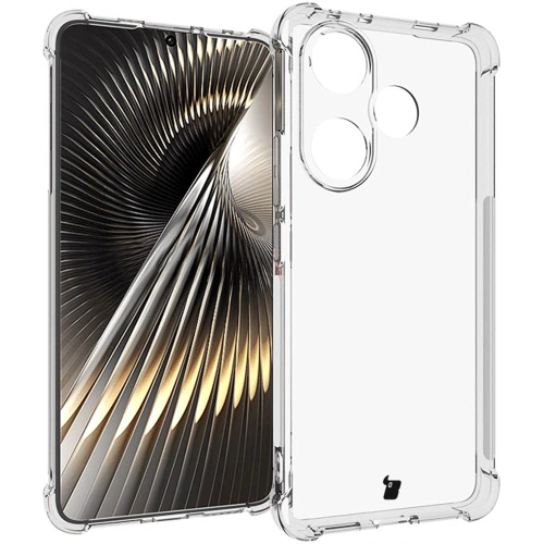 Elastyczne etui Bizon Case Salpa do Xiaomi Poco F6 przezroczyste