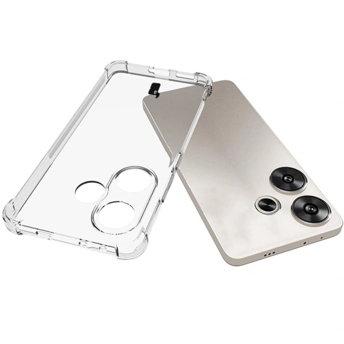 Elastyczne etui Bizon Case Salpa do Xiaomi Poco F6 przezroczyste