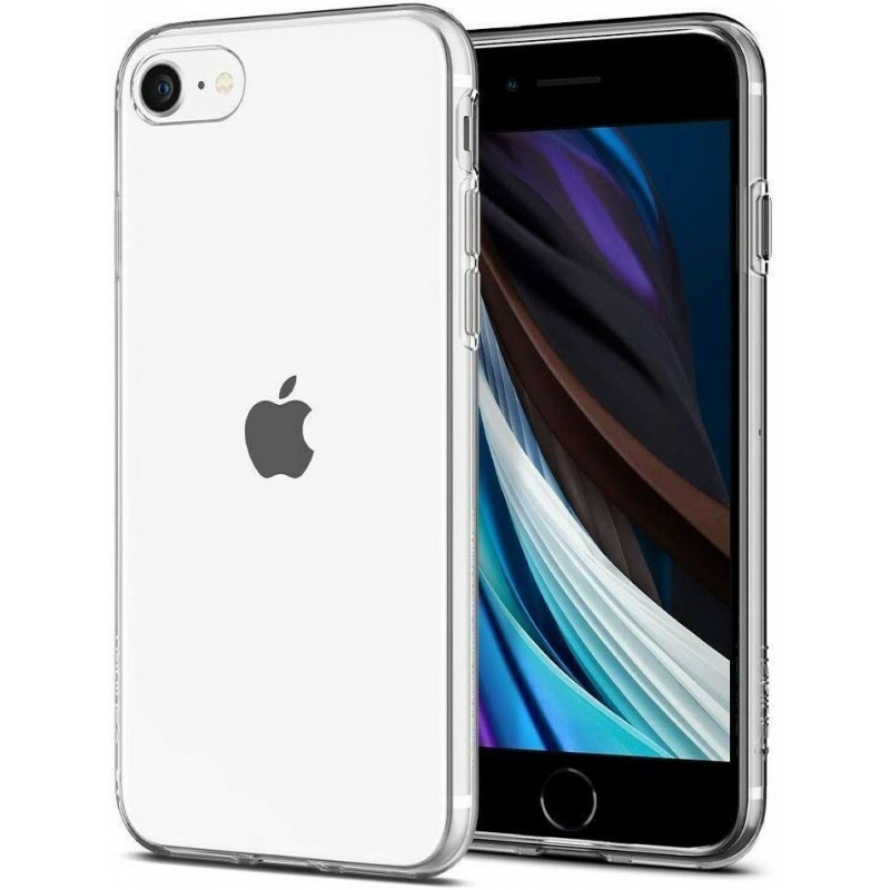 Spigen Distributor - 8809466645518 - SPN1086CL - Spigen Liquid Crystal Apple iPhone SE 2022/SE 2020/8/7 Crystal Clear - B2B homescreen