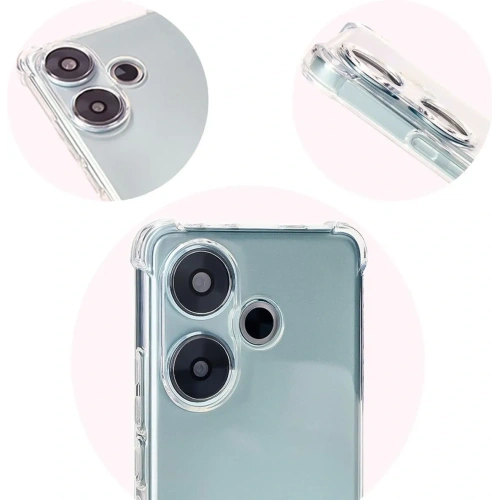 Elastyczne etui Bizon Case Salpa do Xiaomi Poco F6 przezroczyste