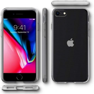 Etui Spigen Liquid Crystal Apple iPhone SE 2022/SE 2020/8/7 Crystal Clear
