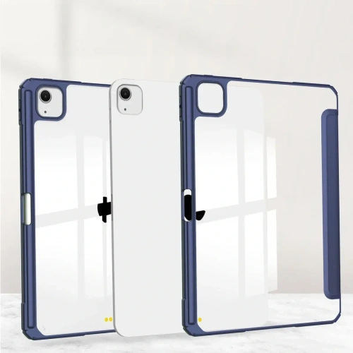 Etui Bizon Case Tab Clear Matt do iPad Air 13" 2024 granatowe