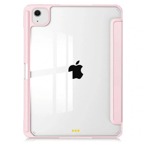 Etui Bizon Case Tab Clear Matt do iPad Air 13" 2024 różowe