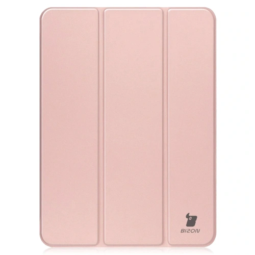 Etui Bizon Case Tab Clear Matt do iPad Air 13" 2024 różowe
