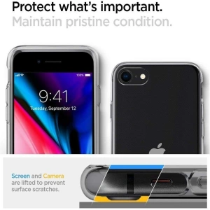 Etui Spigen Liquid Crystal Apple iPhone SE 2022/SE 2020/8/7 Crystal Clear