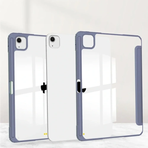 Etui Bizon Case Tab Clear Matt do iPad Air 13" 2024 lawendowe