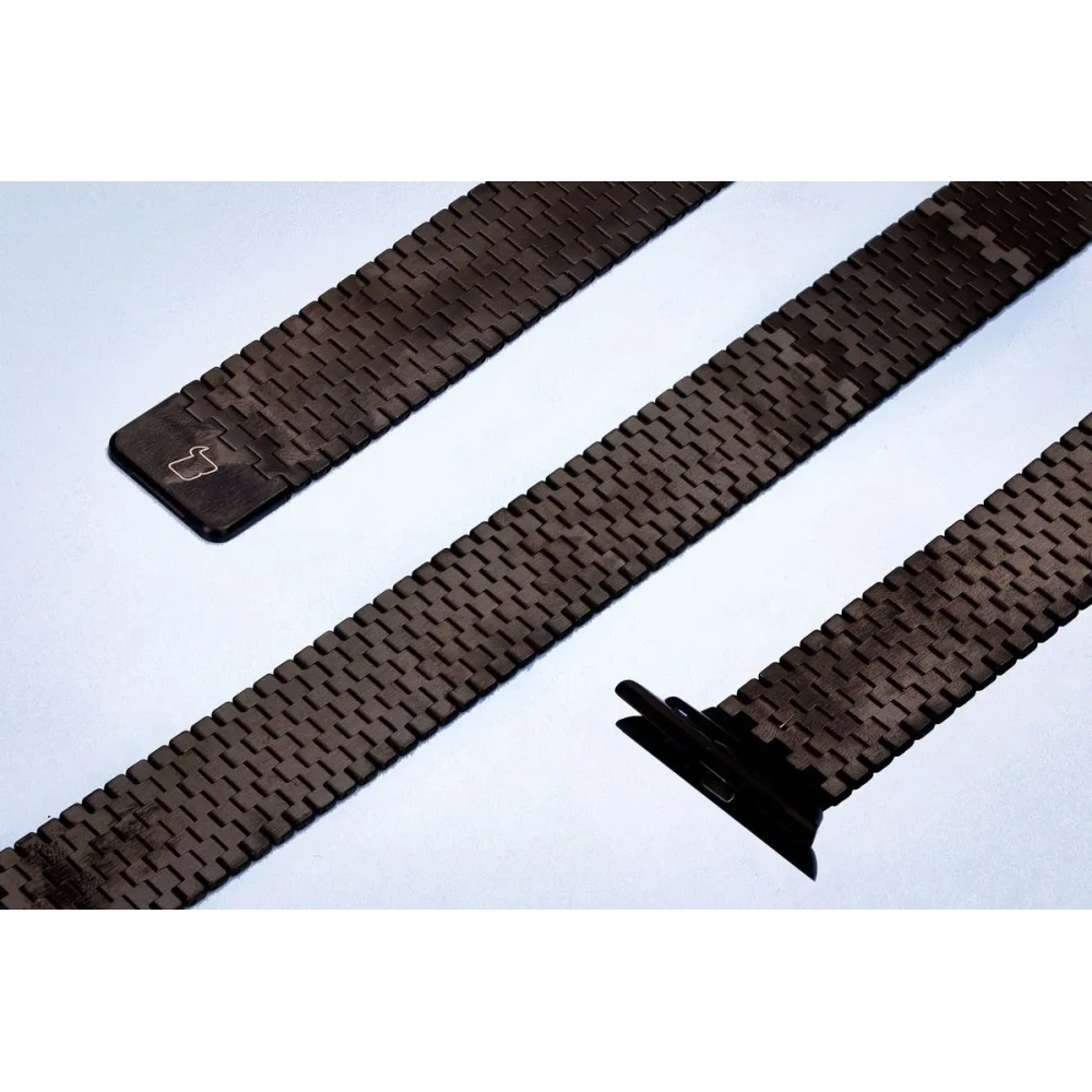 Hurtownia GSM - Pásek z nerezové oceli Bizon Strap Watch Titanium do Apple Watch 38/40/41/42 mm černý - BIZ5400 - {ean13} - Hurt