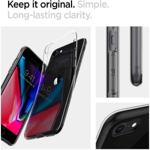 Etui Spigen Liquid Crystal Apple iPhone SE 2022/SE 2020/8/7 Crystal Clear
