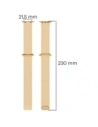 Hurtownia GSM - Bizon Strap Óra Titán Apple Óra 38/40/41/42 mm rózsaarany - BIZ5402 - {ean13} - Hurt
