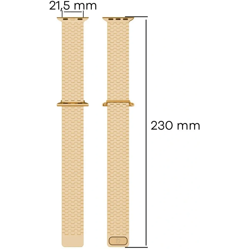 Hurtownia GSM - Bizon Strap Óra Titán Apple Óra 38/40/41/42 mm rózsaarany - BIZ5402 - {ean13} - Hurt