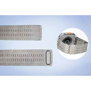 Hurtownia GSM - Bizon Strap Watch Titanium Apple Watch 38/40/41/42 mm argintiu - BIZ5807 - {ean13} - Hurt